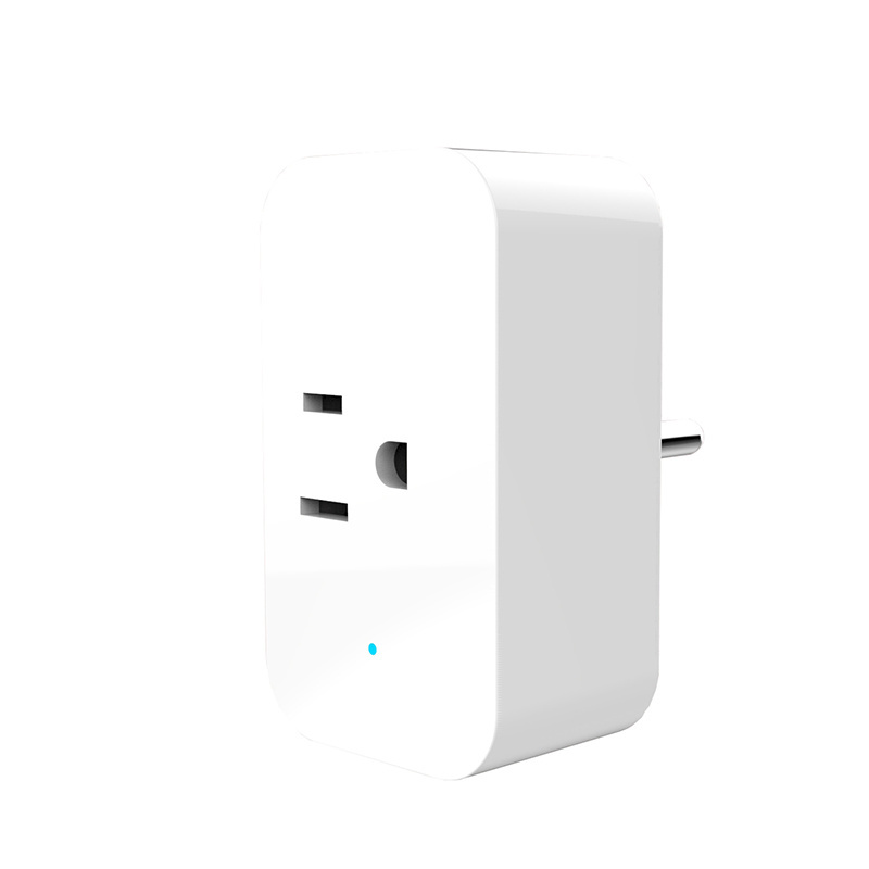 Matter Compatible 15A US Standard Wireless Control Timer Schedule Matter Smart Power Plug Socket