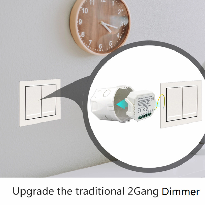 Zigbee 3.0 0-10V Dimmer LED Dimming Controller Auto Switch for Dimmable 0-10V 1-10V LED Driver