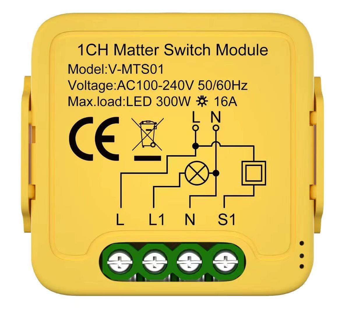 Matter relay light control switch 1/2/3/4 gang Homekit SmartThings universal DIY module