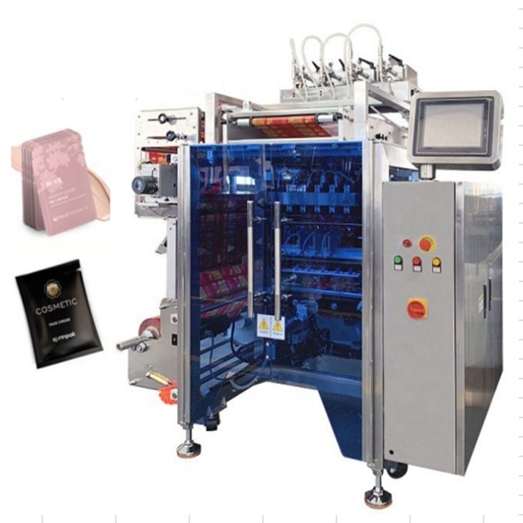 High quality multi-line vertical coffee powder sticker ketchup doypack film making packing machine for liquid and powder