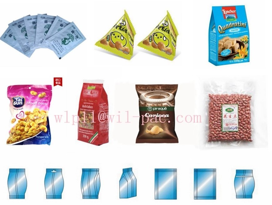 Fully automatic VFFS vertical multi-function small pouch bag sachet filling packaging coffee milk powder packing machine