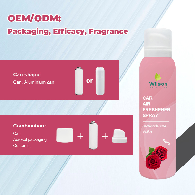 Custom Logo Hot sale Smell air freshener spray Different smells Car Interior Fresh  Natural  Perfume Oriental Odor Eliminator