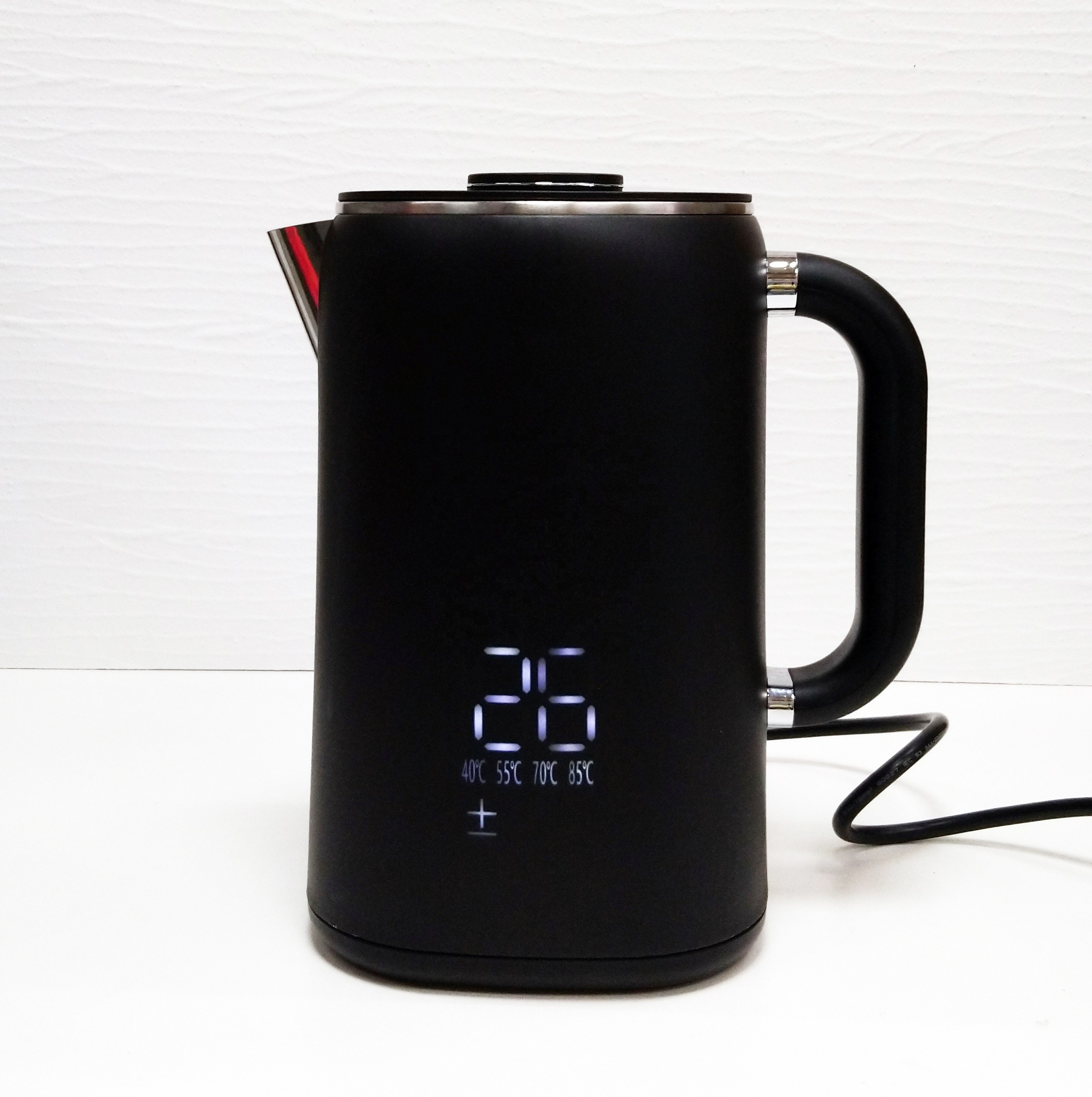 hotel cafe school home electric double wall plastic stainless steel Keep warm and temperature selection coffee tea water kettle