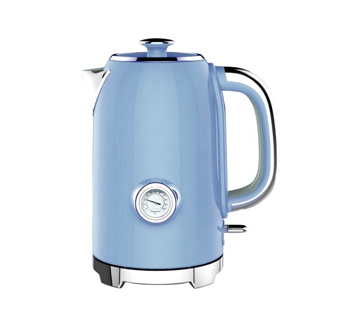 Unique design kitchen home appliances hotel cafe school electrical 1.7L stainless steel cordless tea water kettle