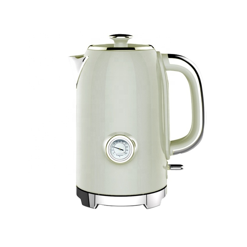 Unique design kitchen home appliances hotel cafe school electrical 1.7L stainless steel cordless tea water kettle