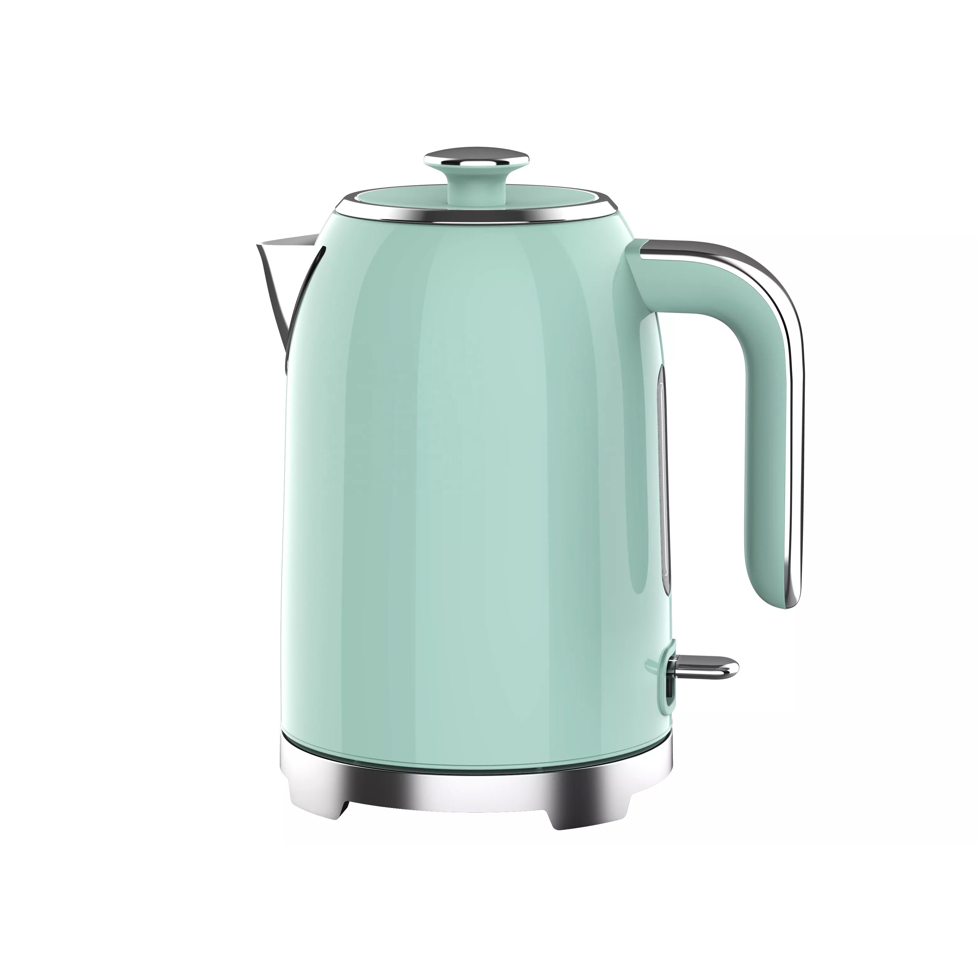 Unique design good quality hotel cafe kitchen appliance Red 1.7L cordless tea coffee water kettle stainless steel cordless kettl