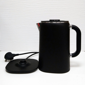 hotel cafe school home electric double wall plastic stainless steel Keep warm and temperature selection coffee tea water kettle