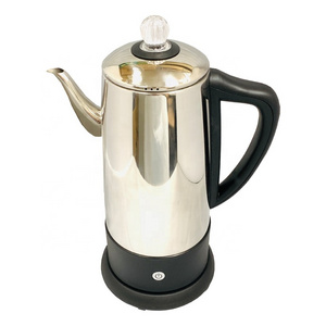 NEW Good quality Kitchen appliance hotel school Turkey coffee tea Percolator kettle electric brewing coffee tea maker