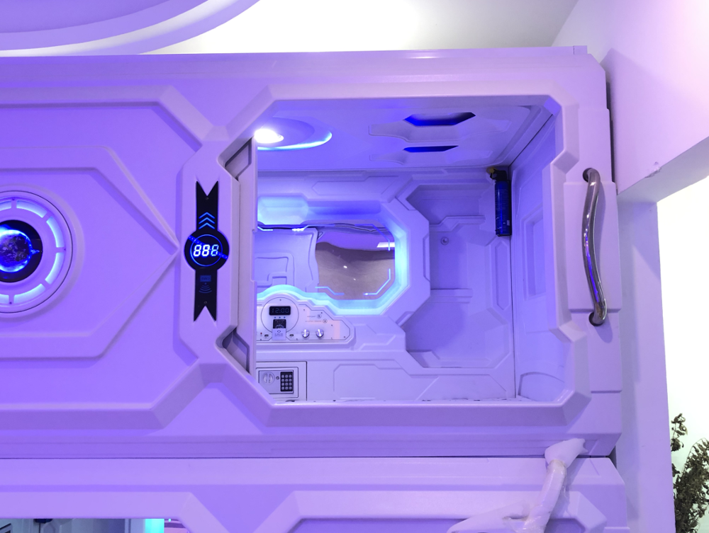 WIMI Wholesale Space Capsule Sleeping Pod Hotel Capsule Bed Bedroom Hostel Sleep Cabin Office Pod