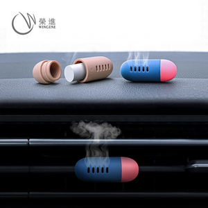 Wingenes Wholesale Custom New Portable Mini Car Aromatherapy Diffuser Clip Car Fragrance Diffuser