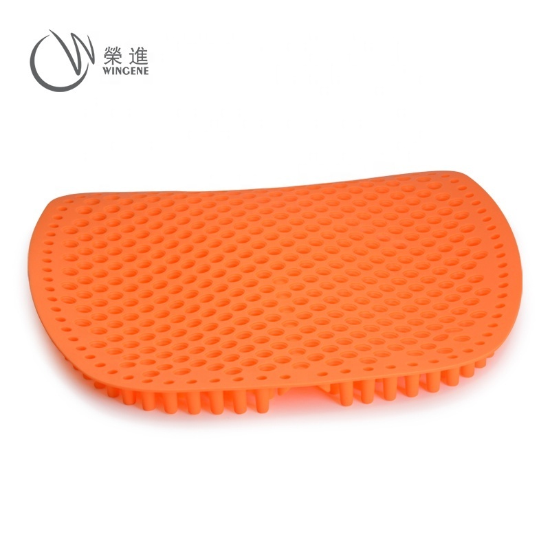 Summer Cool memory Silicone Car Seat Cushion With Massage Function