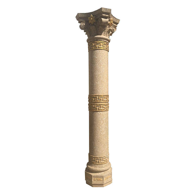 Factory wholesale ABS plastic concrete plain pillar 30cm x 350cm roman column mould