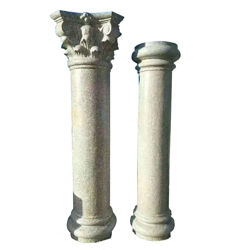 ABS plastic concrete plain pillar 30cm x 350cm roman column molds