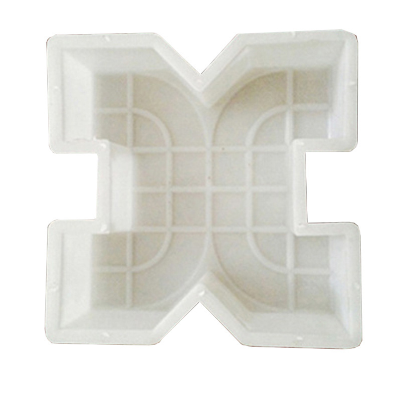 PVC plastic 25x25cm outdoor floor brick tile paving molds