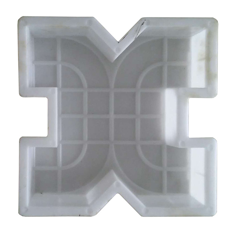 PVC plastic 25x25cm outdoor floor brick tile paving molds