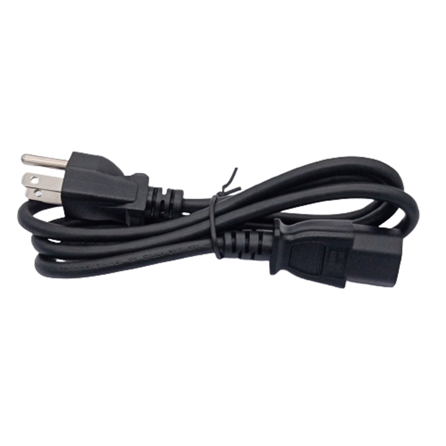 US plug with C13 Power Cord With customized cable length 3 pin 18AWG Power Cable C13 Extension Cord for Computer