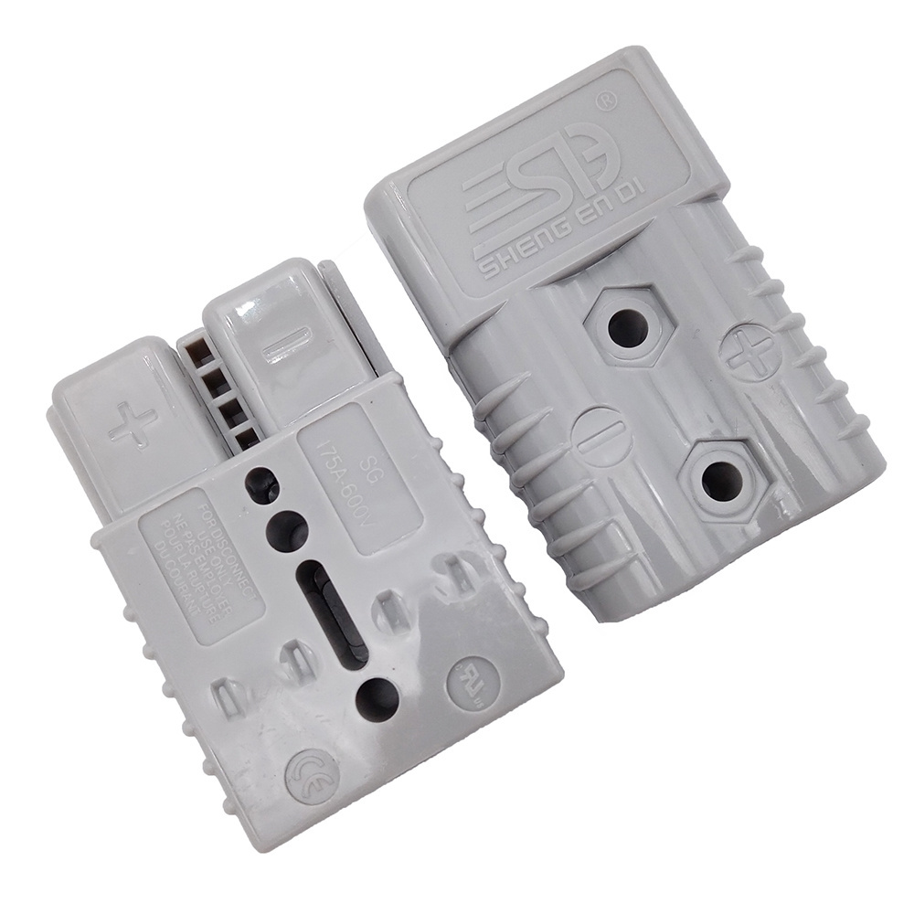 2-Pin Auto Battery Plugs 600V 175A  Battery Power Connector for Automotive Use