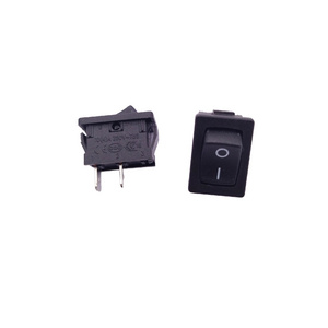 SPST Snap-in ON-Off 2 Pin Snap Rocker Boat Switch Black AC 250V 15A 125V 20A for Car Auto Boat Household Appliances