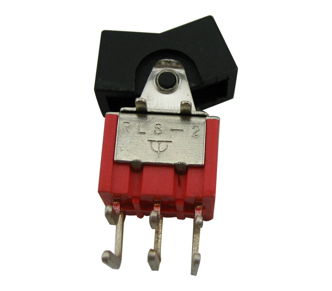 SPDT 6pins Second gear Side electric switch RLS-202-A3 on-on Rocker Toggle Switch