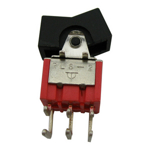 SPDT 6pins Second gear Side electric switch RLS-202-A3 on-on Rocker Toggle Switch