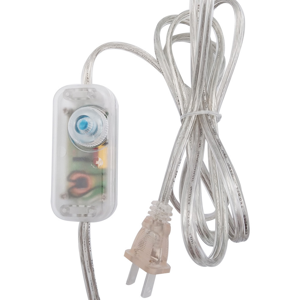 Factory supply 220v 150W hand rotary dimmer switch with cord and plug for table lamp