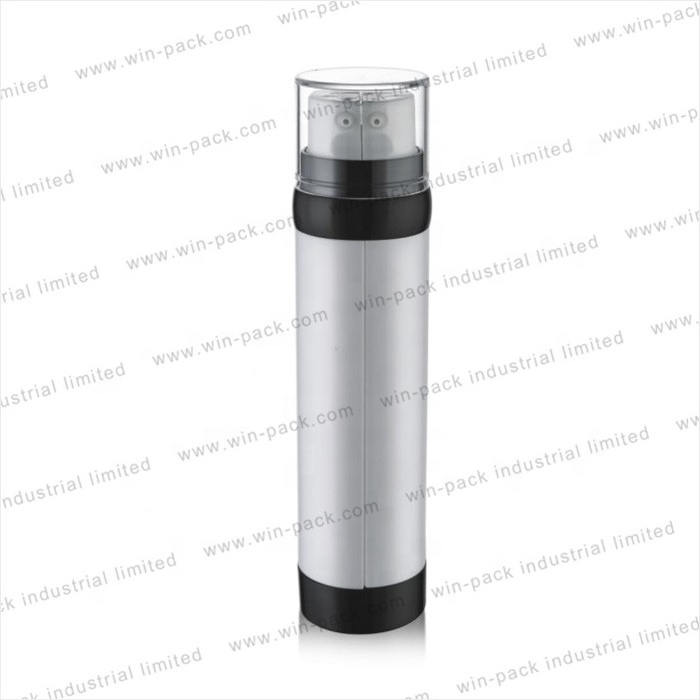 100ml airless double serum bottle 50ml*2 dual chamber airless bottle