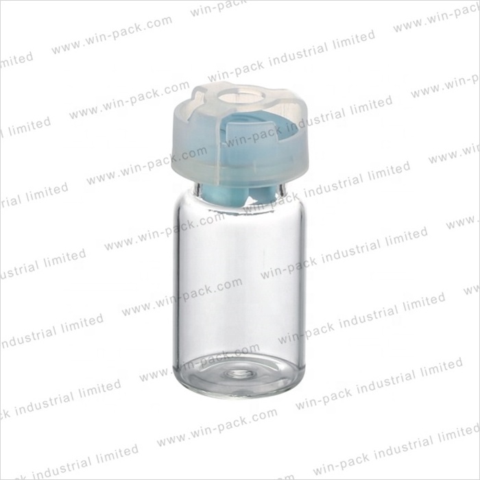 Cosmetic Amber 5ml 10ml serum Essential Oil Bottle With Plastic Flip Cap