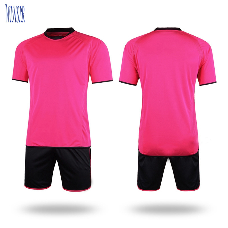 Custom Men's Soccer Football Sports Shirt Adult Uniform Jersey Costume Short Sleeves Wicking and Quick Drying for Sports