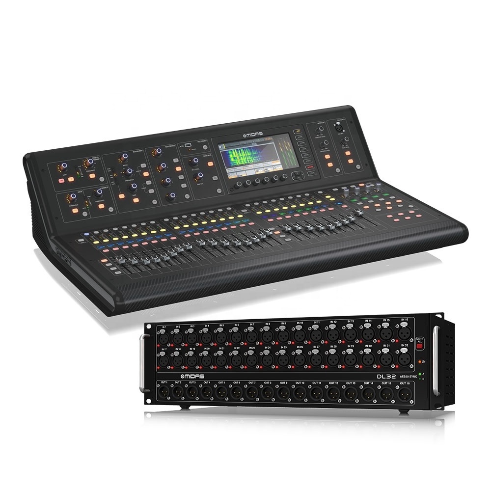 Midas M32 Live Digital Mixer + DL32 Stagebox Bundle Studio Music Equipment Pa System Live Show Digital Console Stage