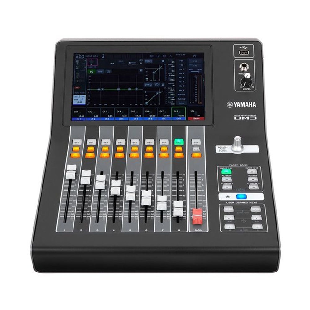 Yamaha DM3S 16-Channel Digital Mixer 9 Motorized Faders Studio Music Equipment Indoor Audio Digital Console