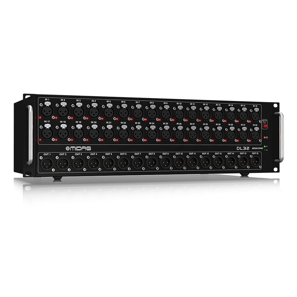 Midas DL32 Stagebox 32 Inputs 16 Outputs Use With Midas M32/M32R Live Digital Mixer