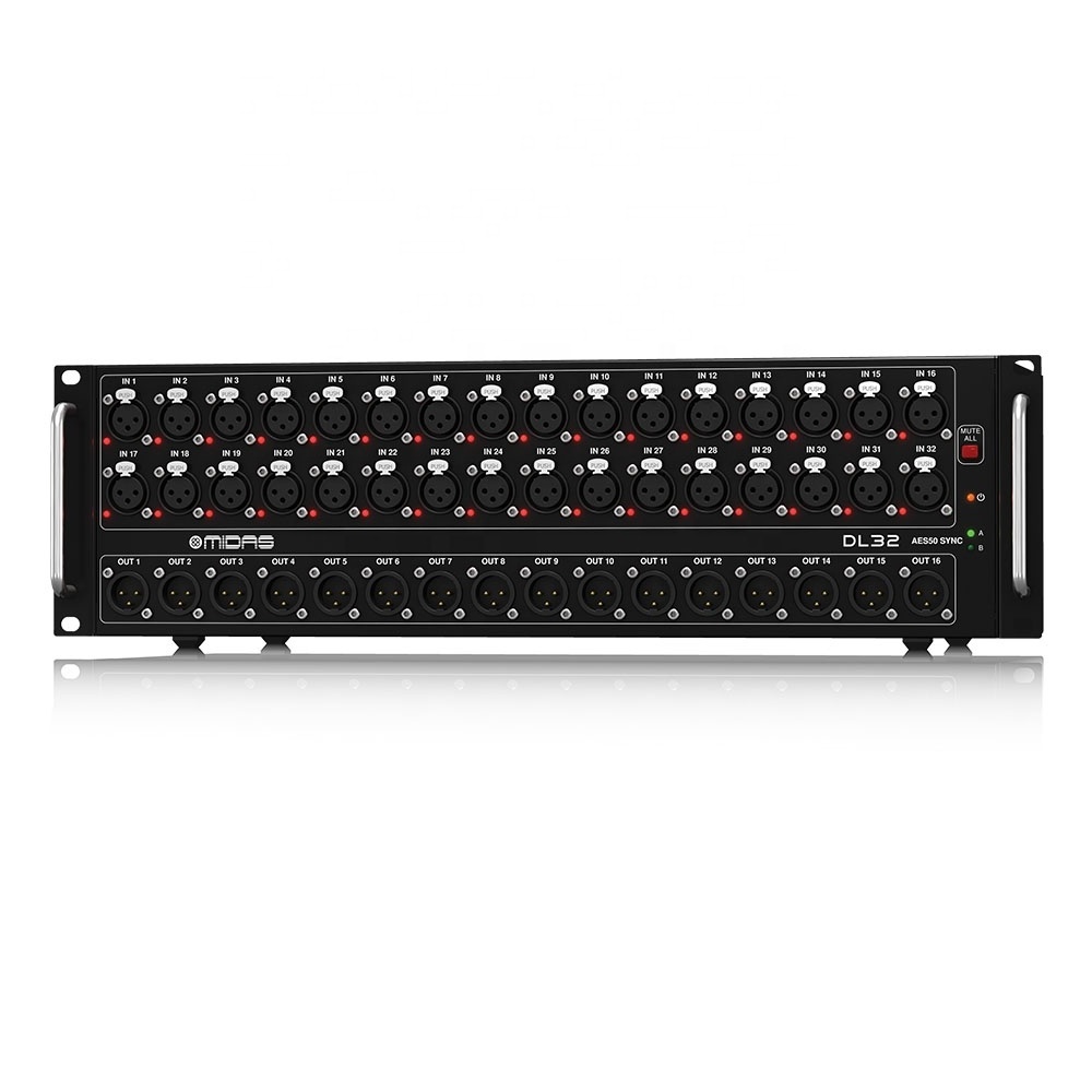 Midas DL32 Stagebox 32 Inputs 16 Outputs Use With Midas M32/M32R Live Digital Mixer