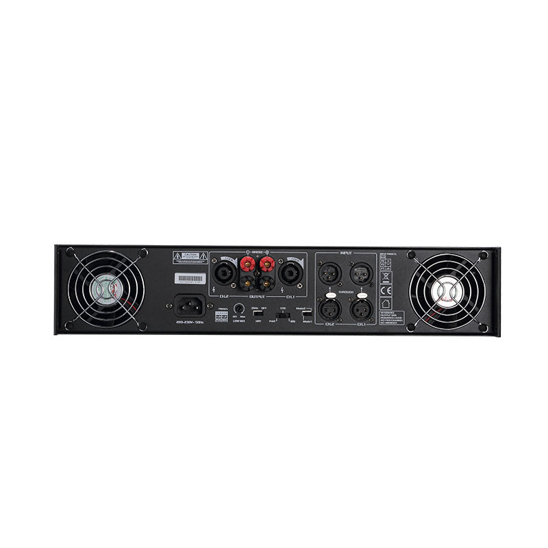 iBO H2200 Power Amplifier 2-Channel 2200 Watts Audio Sound Equipment Indoor Studio Passive Speaker Amplifier