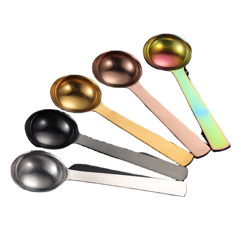 Metal Coffee Scoop Thicken Stainless Steel 304 Measurement Spoon for Powder, Stainless Steel Coffee Spoon