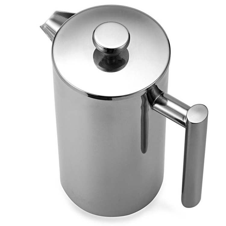 Hot sale  Insulated Double Wall Stainless Steel 304 Grade Stainless Steel French Press coffee Maker