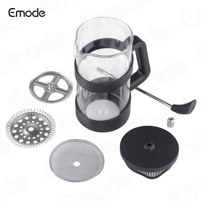 2/8 Cup Cafetiere Coffee Press,French Press Maker for Filter Coffee,Loose Tea and Milk Froth with Triple Stainless Steel Filter