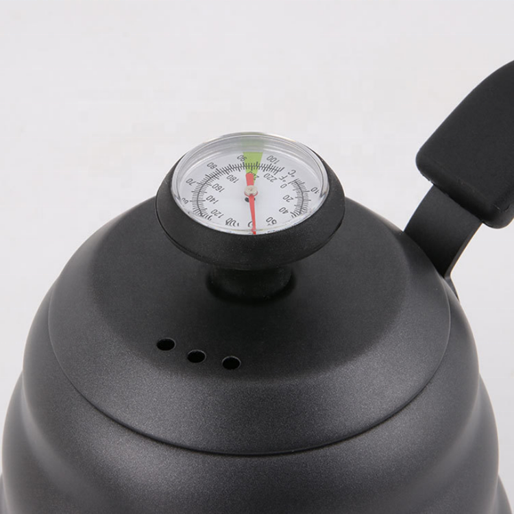 Hot Sale Different Capacity Coating Coffee Pot Stainless Steel Coffee Kettle Drip Electric Coffee Pot With Thermometer