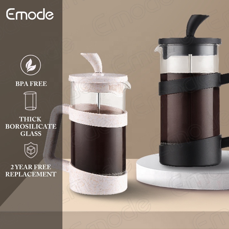 2/8 Cup Cafetiere Coffee Press,French Press Maker for Filter Coffee,Loose Tea and Milk Froth with Triple Stainless Steel Filter