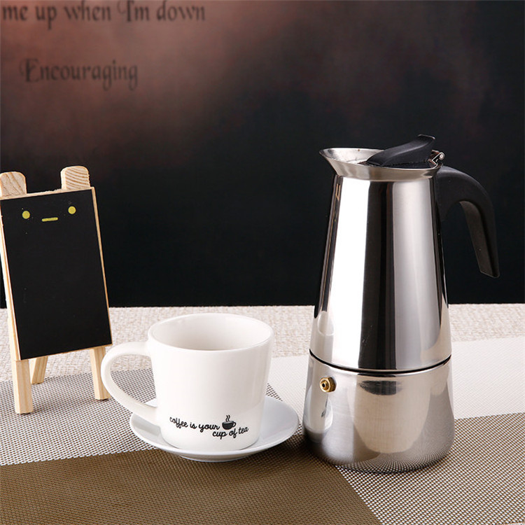 Commercial  Spanish Coffee Maker Stainless Steel Coffee Makers 6Cups Espresso Coffee Maker