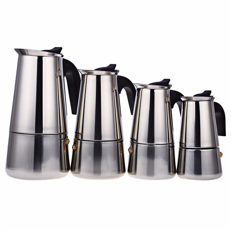 Commercial  Spanish Coffee Maker Stainless Steel Coffee Makers 6Cups Espresso Coffee Maker