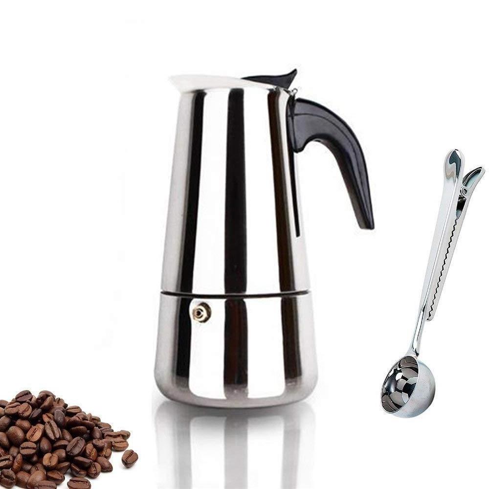 Commercial  Spanish Coffee Maker Stainless Steel Coffee Makers 6Cups Espresso Coffee Maker