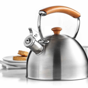 1.8L Modern Color Coating Stainless Steel Tea Kettle  Whistling Teapot For Stove Top