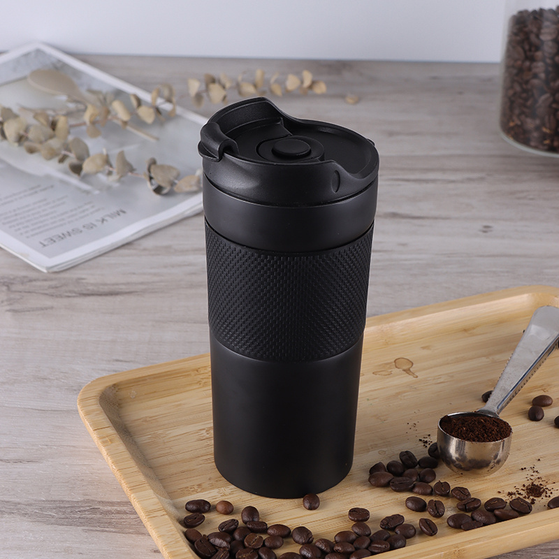 Emode 350ml Portable Thermos Coffee Maker Insulated Brew Travel  French Press Vacuum Coffee Cup