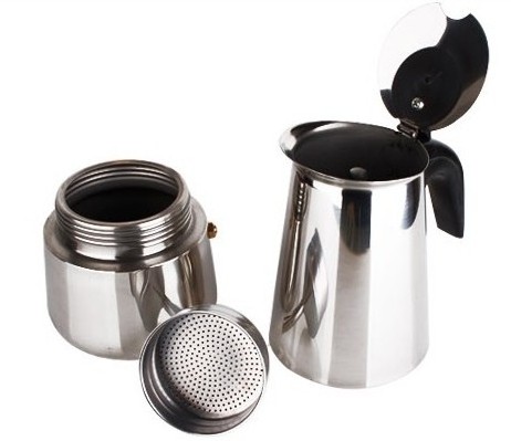 6 Cups Stainless Steel Travel Portable Keurig Espresso Coffee Maker