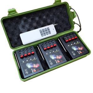 Wireless remote control fireworks firing system