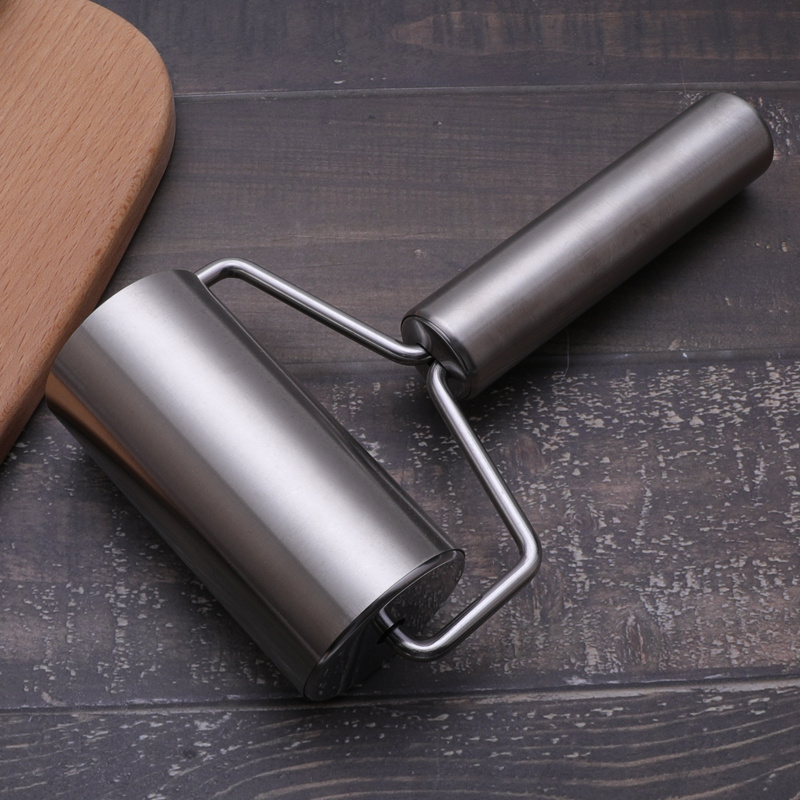 Chef Baker Multifunctional Dough Tool Non-stick Baking Roller Stainless Steel Rolling Pin