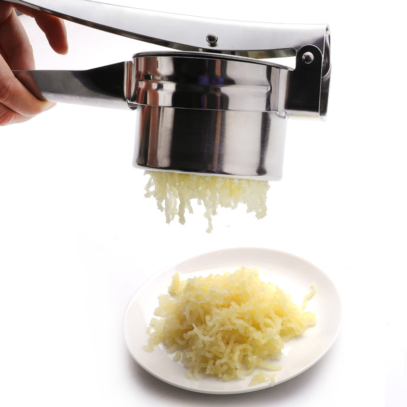 Professional Kitchen Accessories Stainless Steel Potato Ricer Manual Fruit Carrot Juicer Press