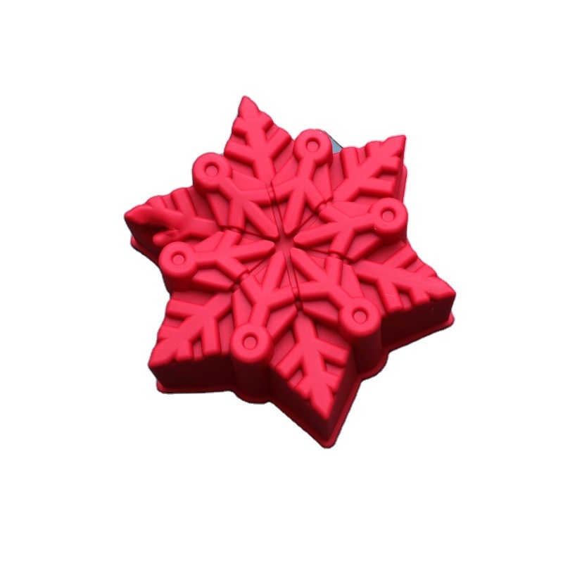 New Christmas Day Candy Biscuit Cake Mold Chocolate Moulds Baking Tool Resin Molds Silicone