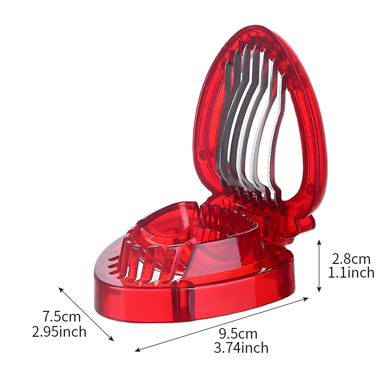 430 stainless steel fruit tools kitchen gadget egg strawberry slicer cutter