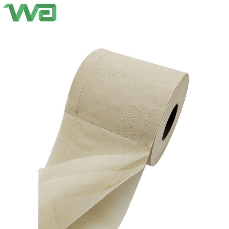 2 3 4 ply small rolls soft bamboo virgin pulp fiber bathroom toilet paper for 12pcs brand tissue wrap biodegradable